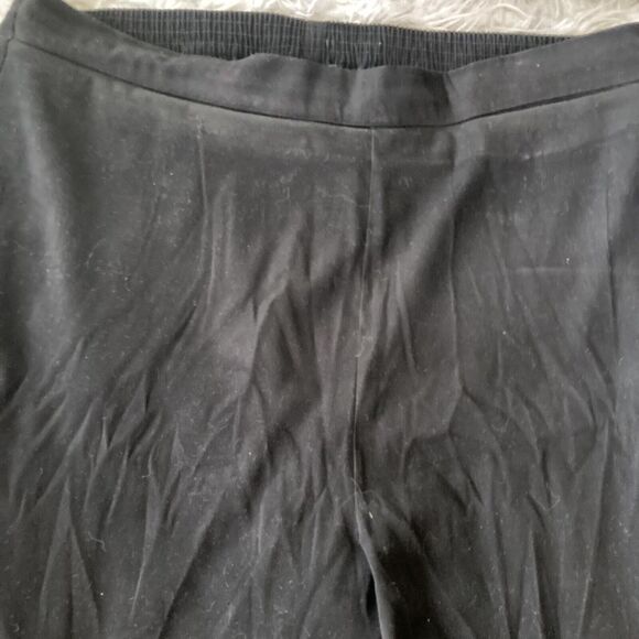 Kari’s Place Outfit Sz 18 Black Dress Pants Green Blouse Career Work Plus Size - Picture 3 of 16